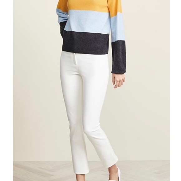 Veronica Beard Pants - Veronica Beard Rumi Stretch - Cotton Cropped Pants